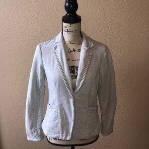 Anthropologie Cartonnier grey jersey jacket.